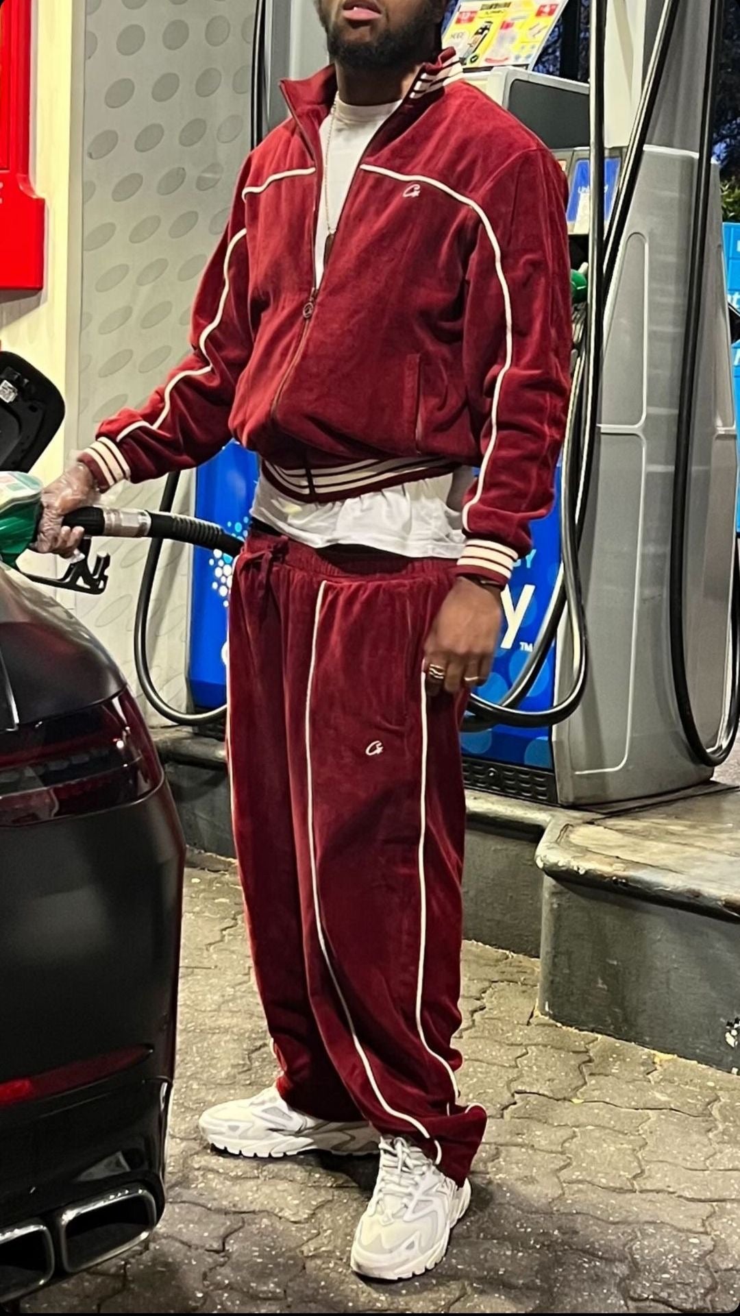 Corteiz Velour Amg Tracksuit