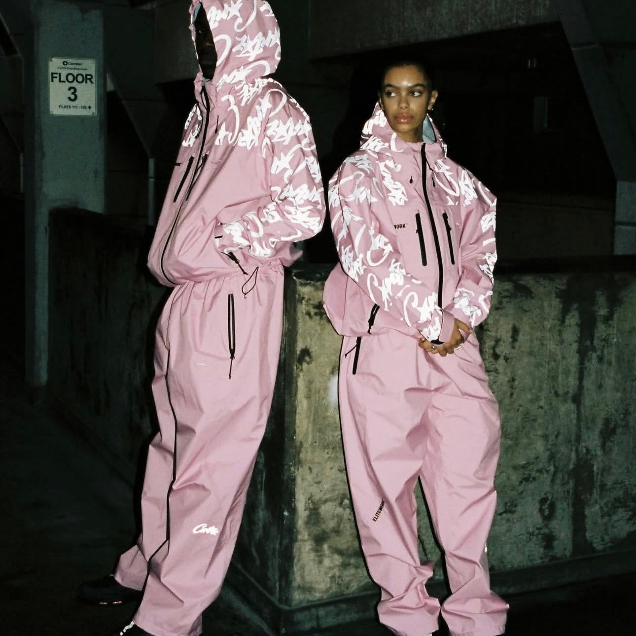 Corteiz Elitework Pink Tracksuit