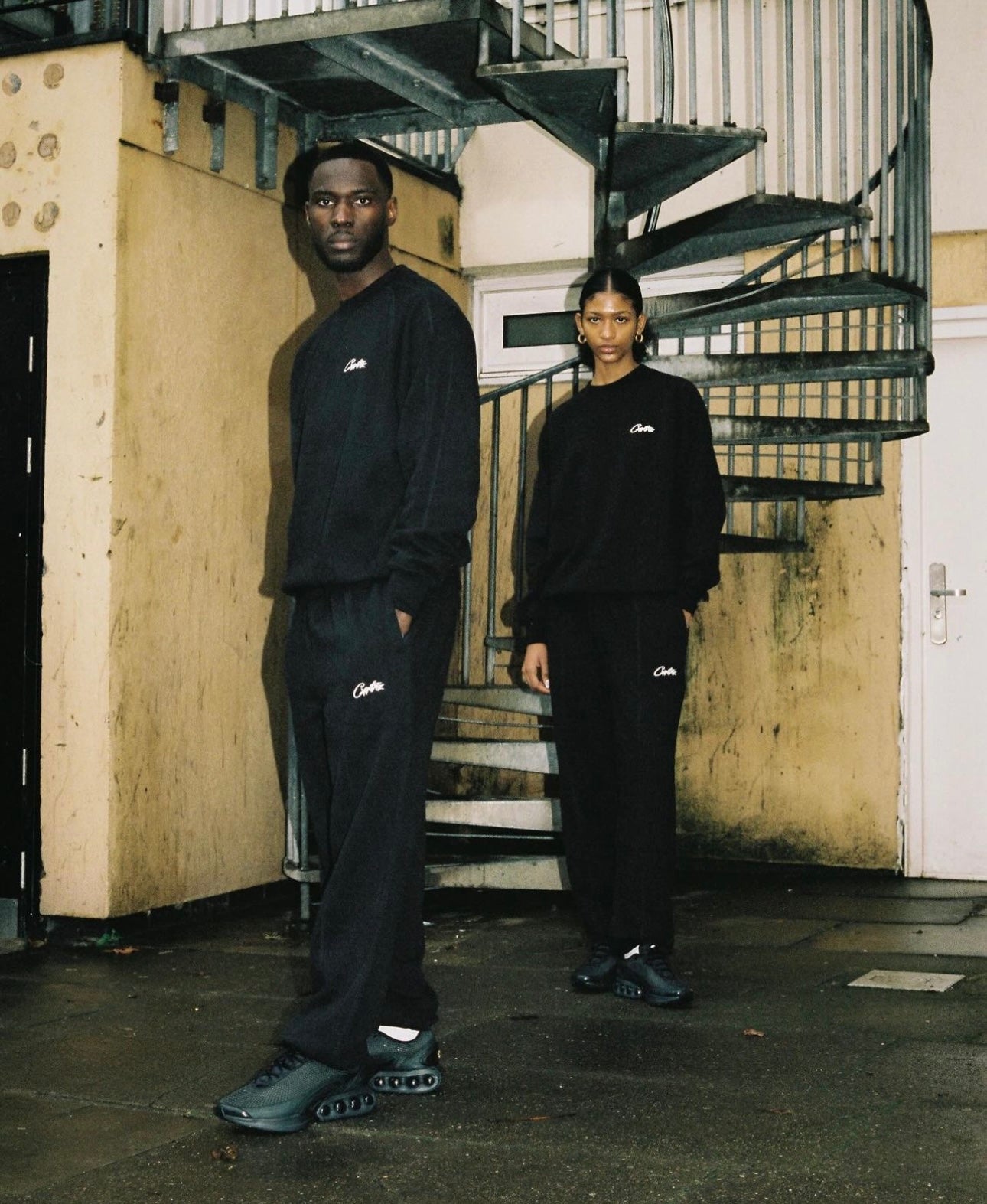 Corteiz 3-Star Black Set Tracksuit