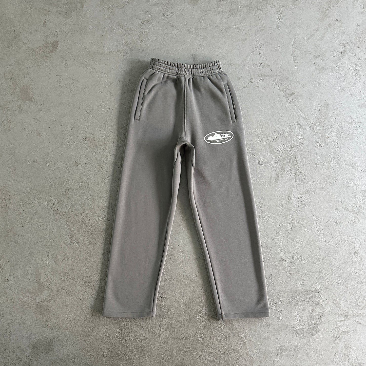 Corteiz Island Puff Print Set Grey Tracksuit