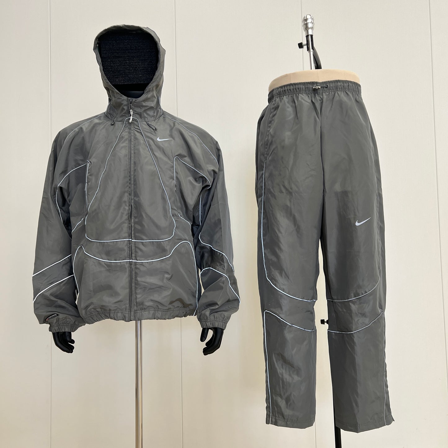 Nike x Corteiz Reflective Grey Tracksuit