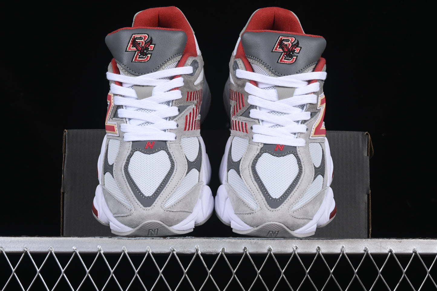 New Balance 9060 Grey/Red/White