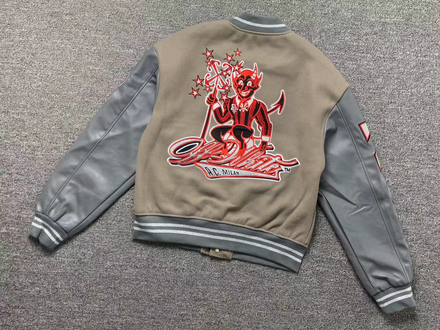 Off-White x Ac Milan Grey Jacket