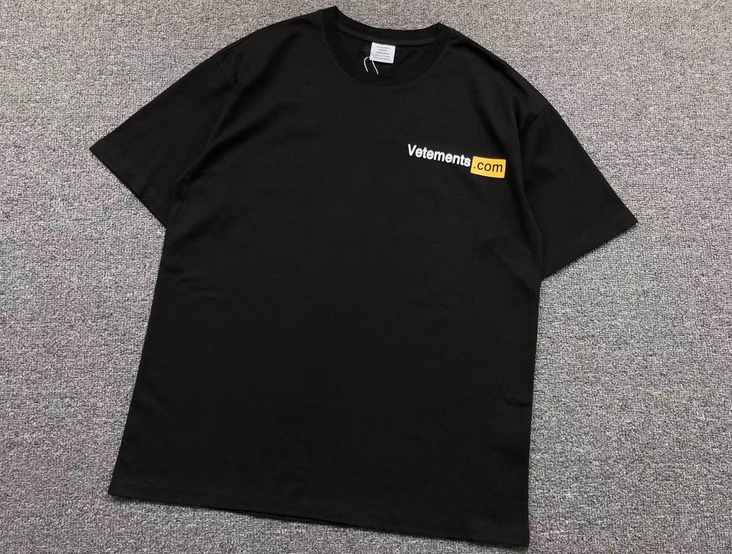Vetements Black Tee