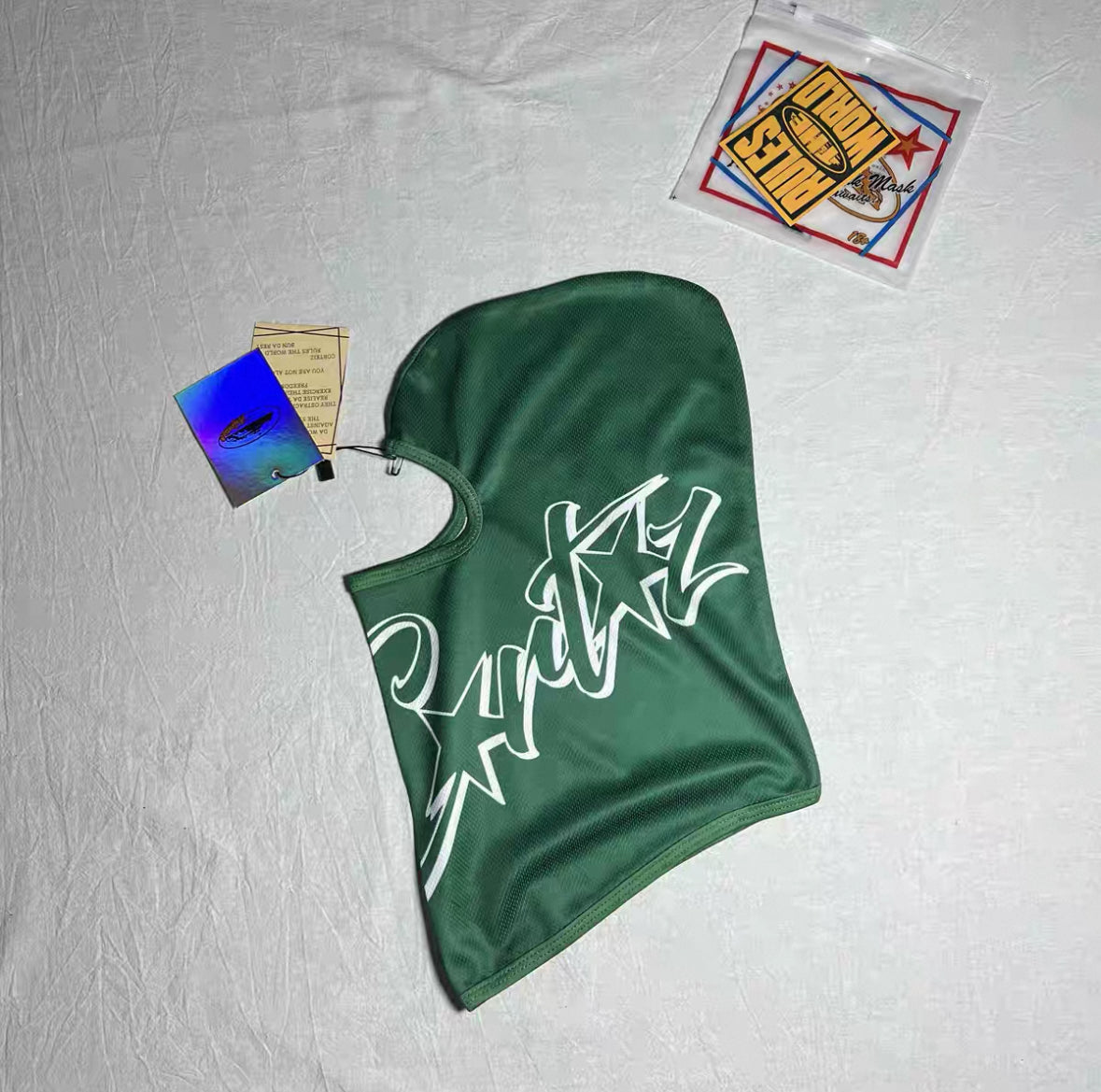 Corteiz Ski Mask Green