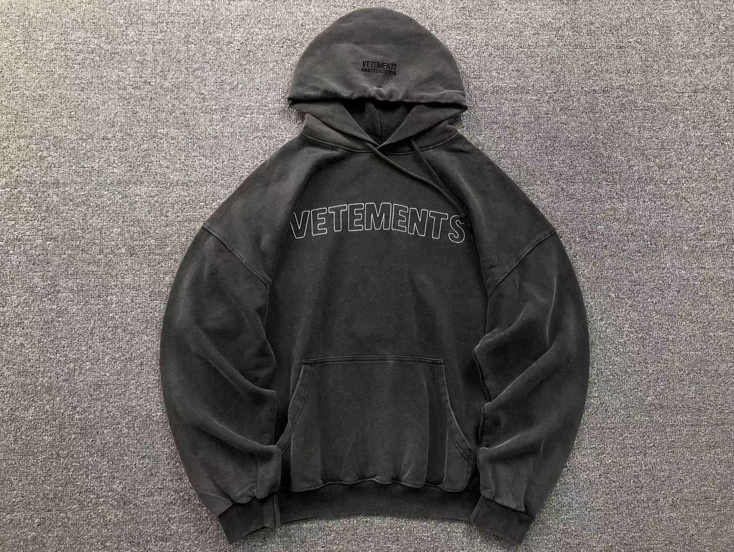Vetements Grey Hoodie