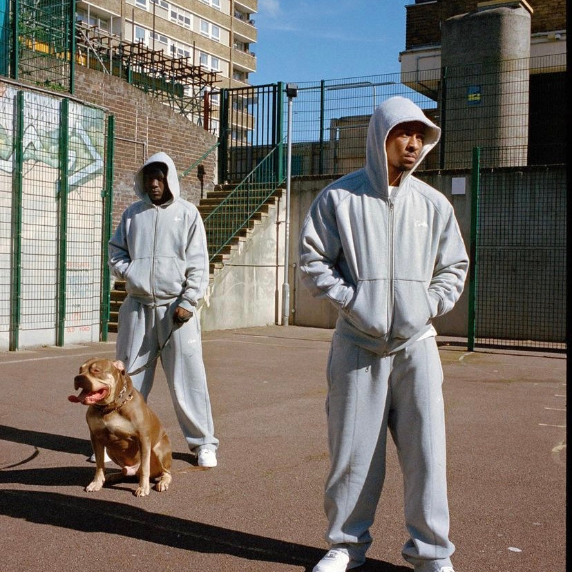 Corteiz 3-star Tracksuit Grey