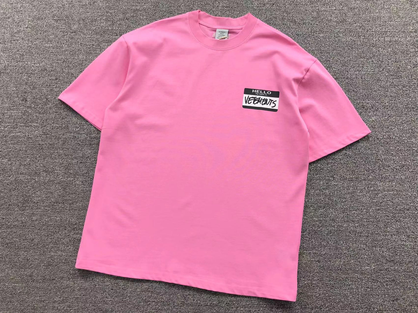 Vetements Pink Tee
