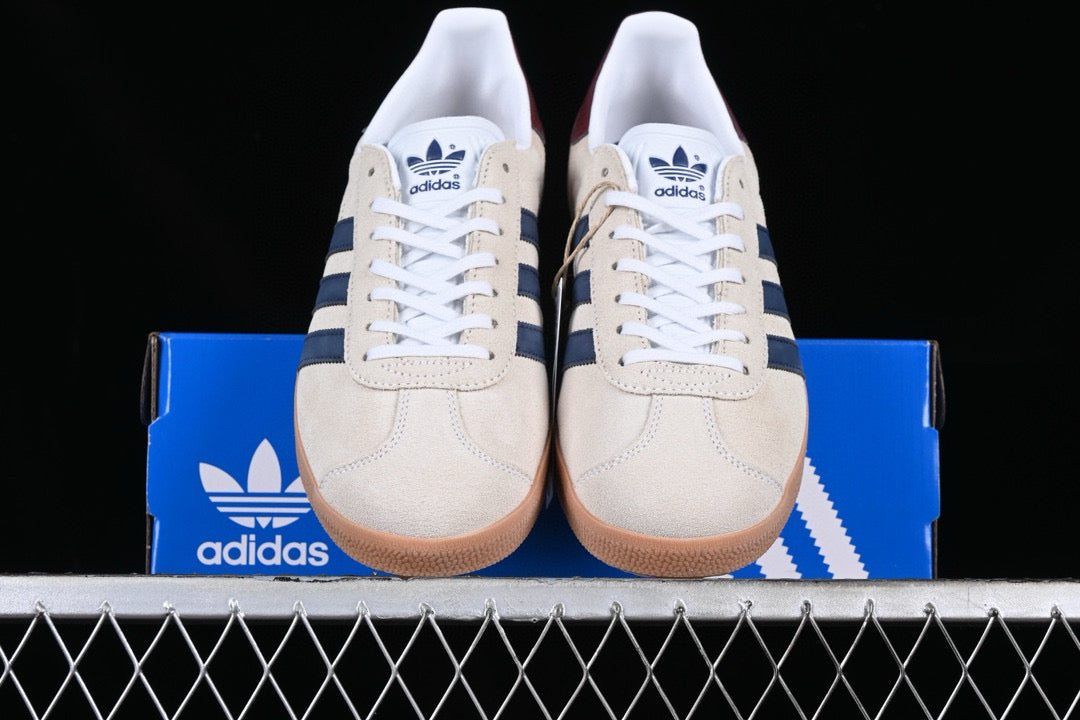 Adidas Gazelle Beige Dark Blue