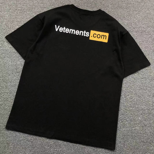 Vetements Black Tee