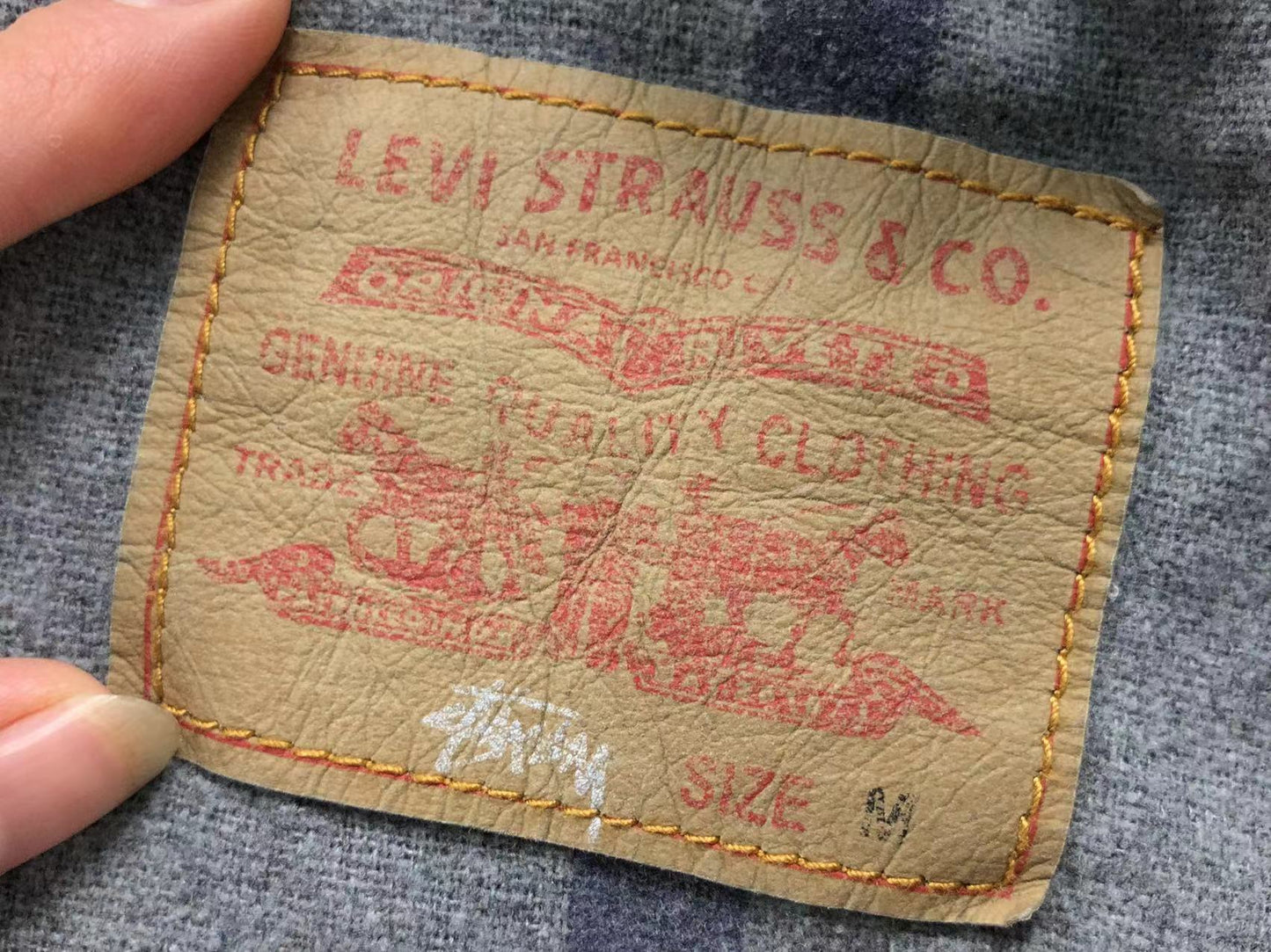 Stussy x Levis Denim Jacket