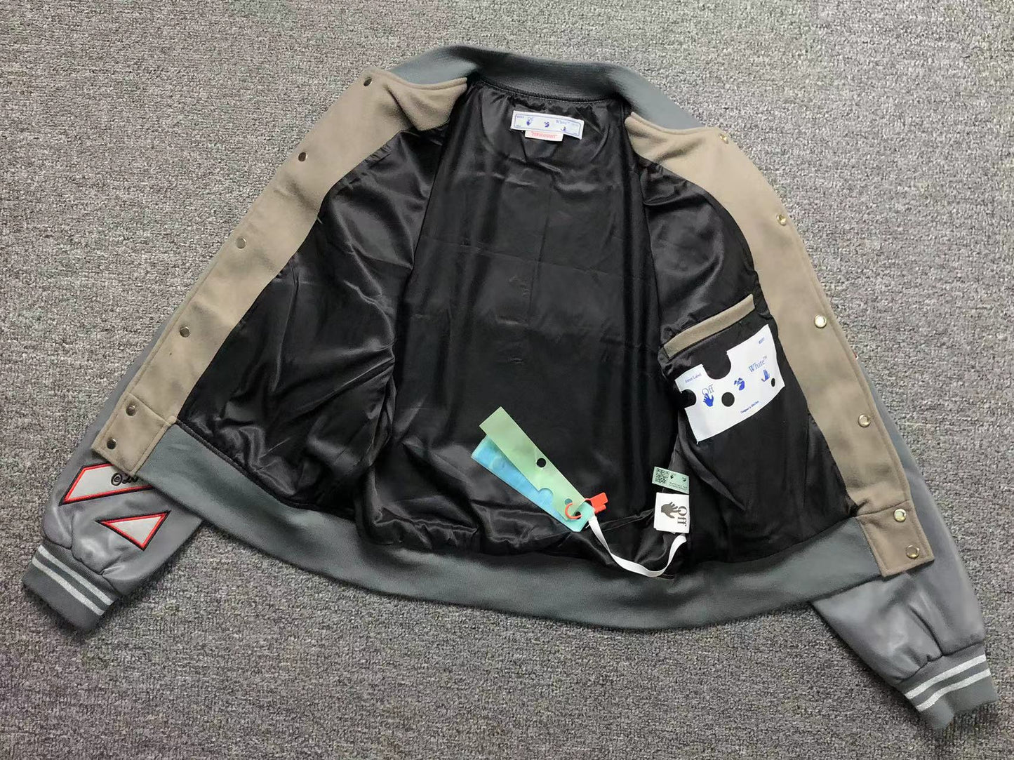 Off-White x Ac Milan Grey Jacket