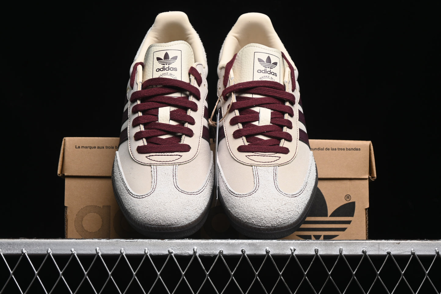 Adidas Samba Beige/Red/White