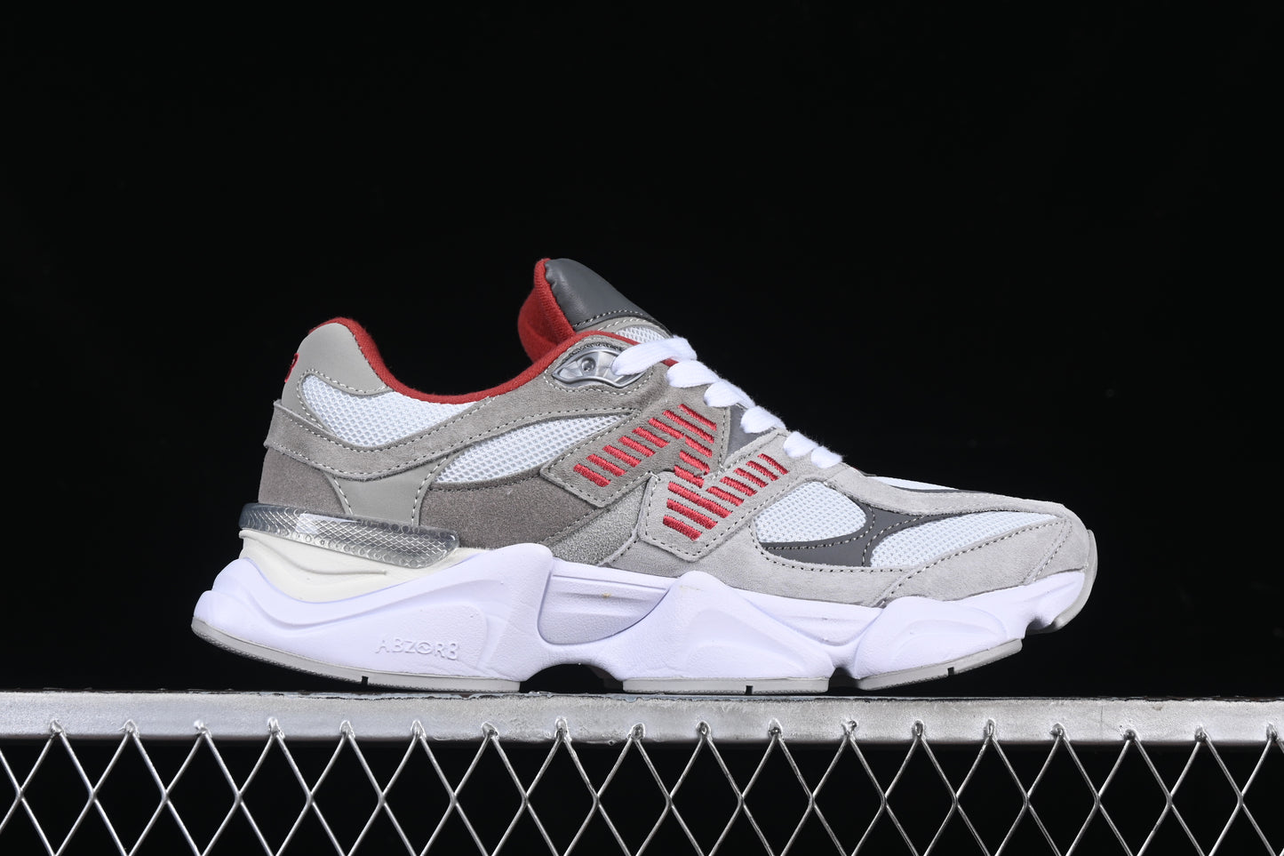 New Balance 9060 Grey/Red/White