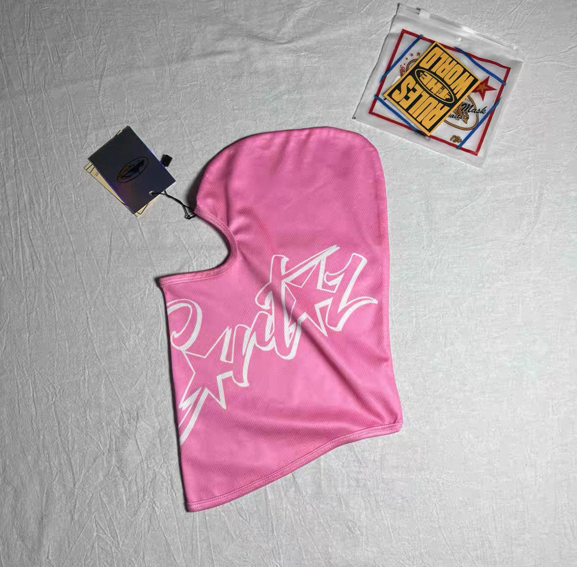 Corteiz Ski Mask Pink