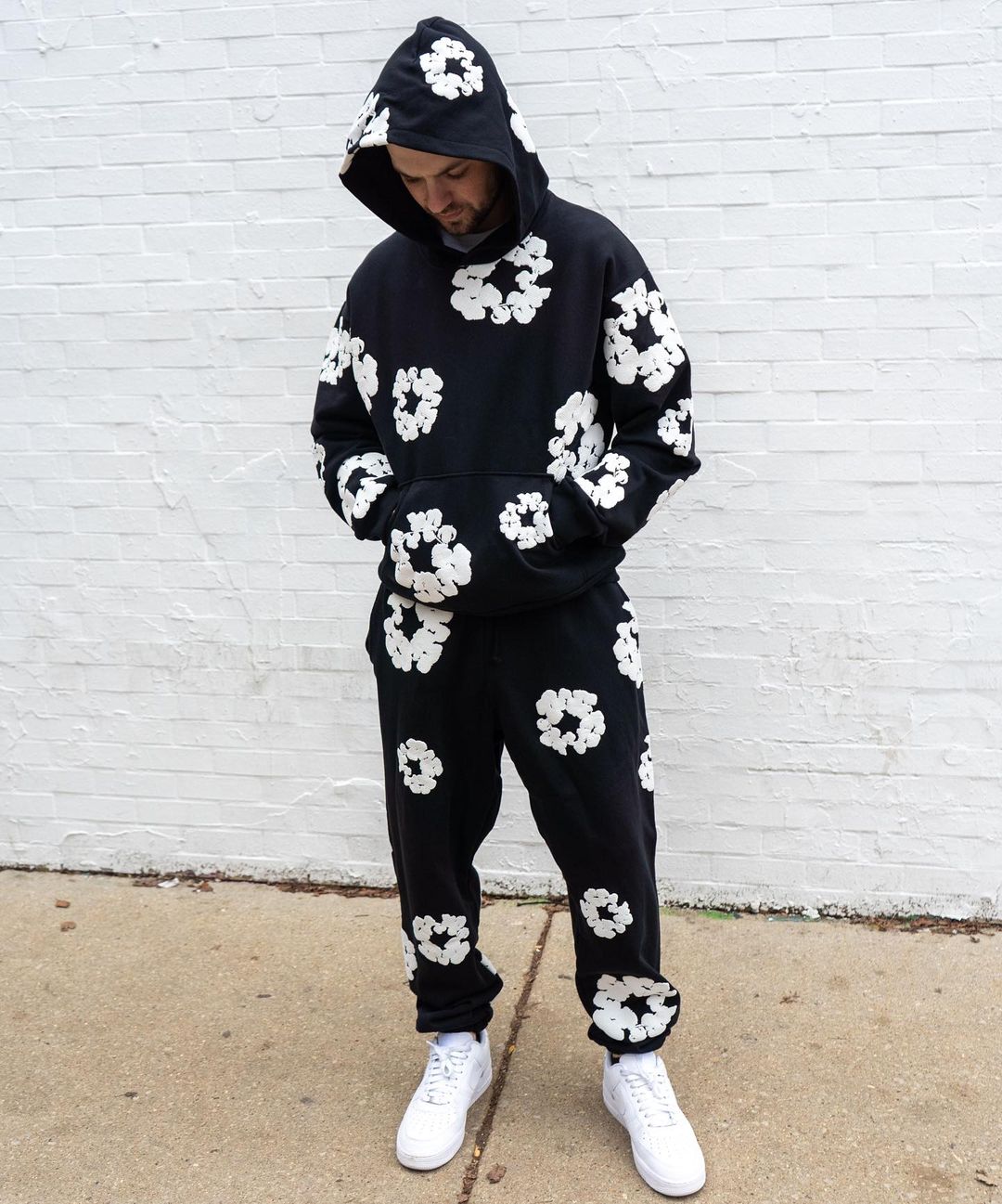 Denim Tears Black/White Tracksuit