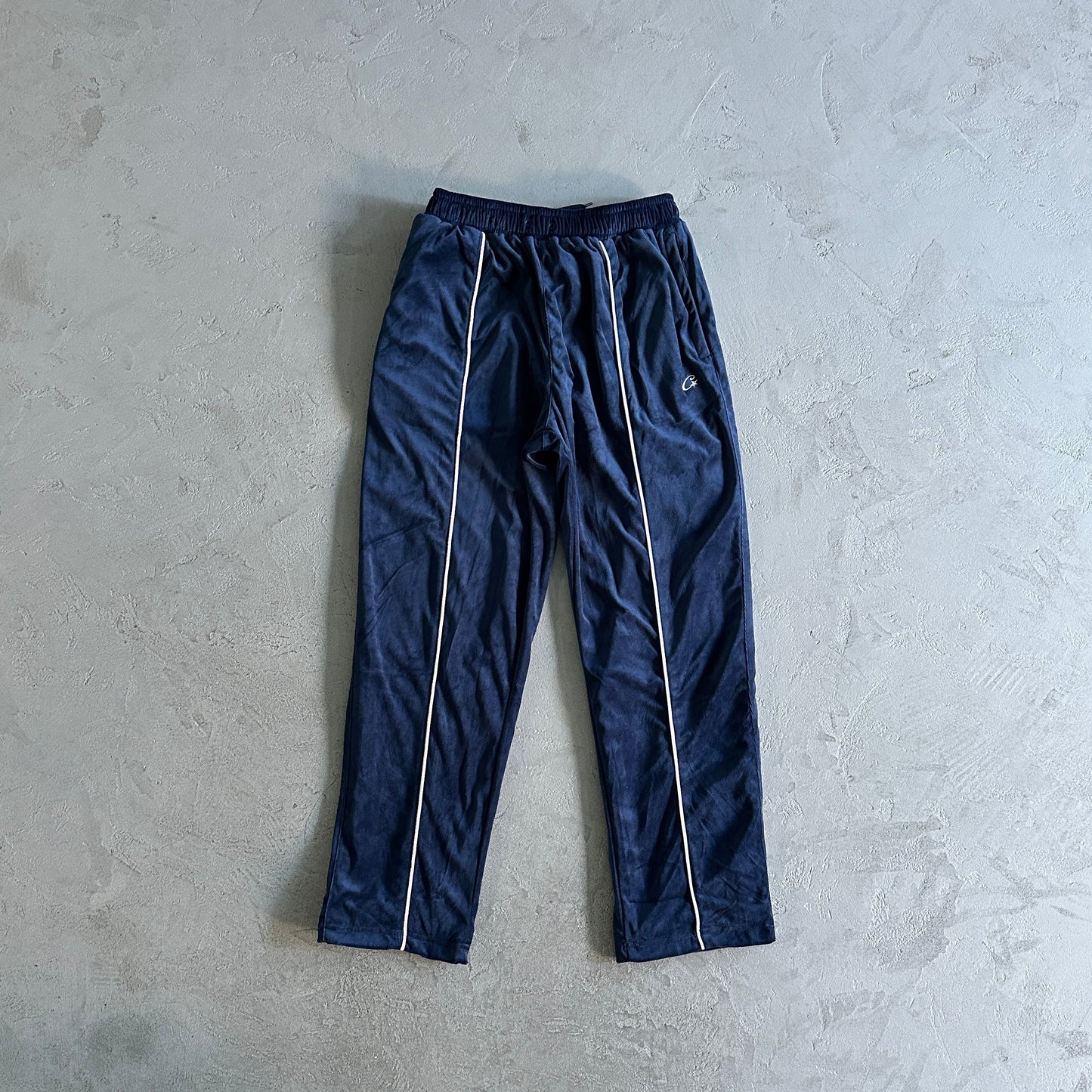 Corteiz Velour Amg Set Blue