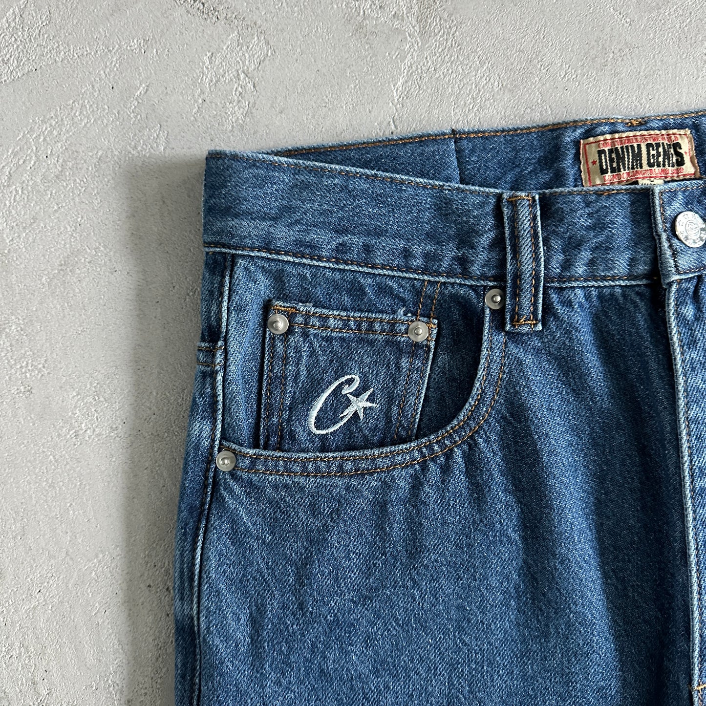 Corteuz Embossed C-star Denim Work