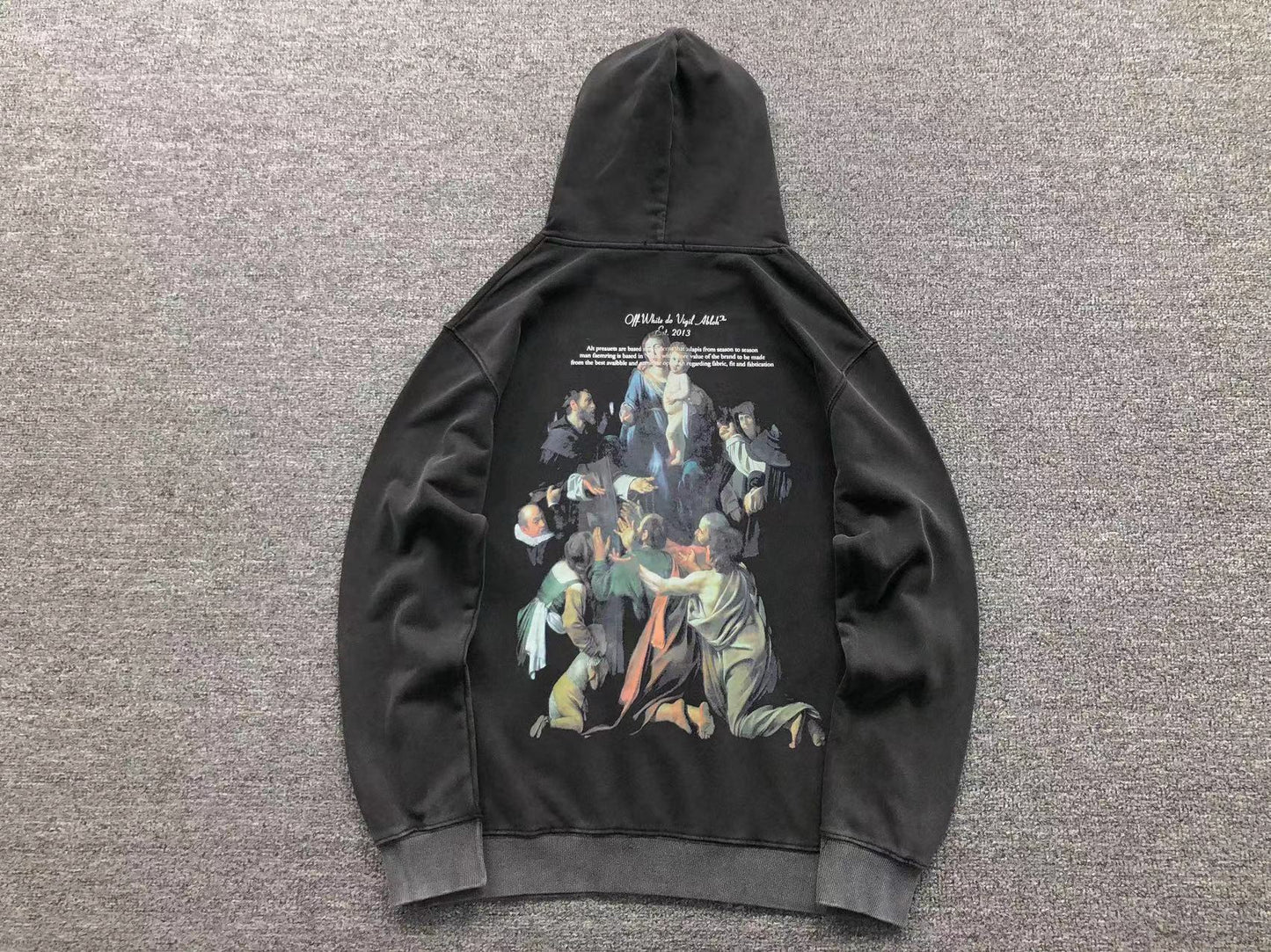 Off-white Hoodie Painting
