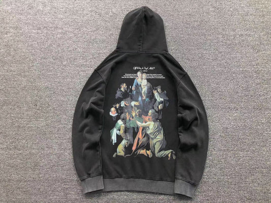 Off-white Hoodie Painting
