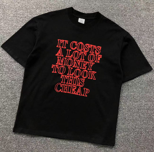 Vetements Red Letters T-Shirt