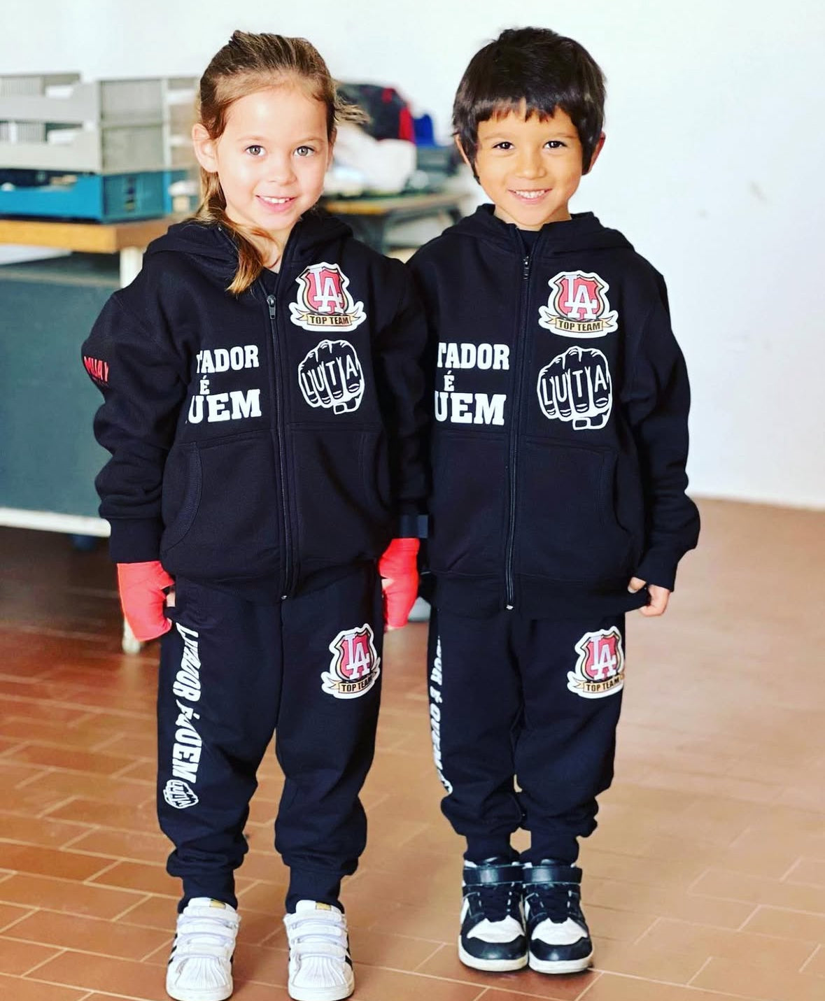 Fato De Treino Top Team LA Lutador É Quem Luta Junior