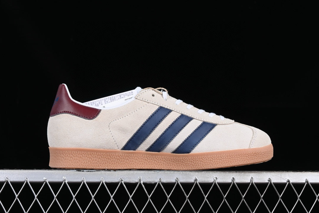 Adidas Gazelle Beige Dark Blue