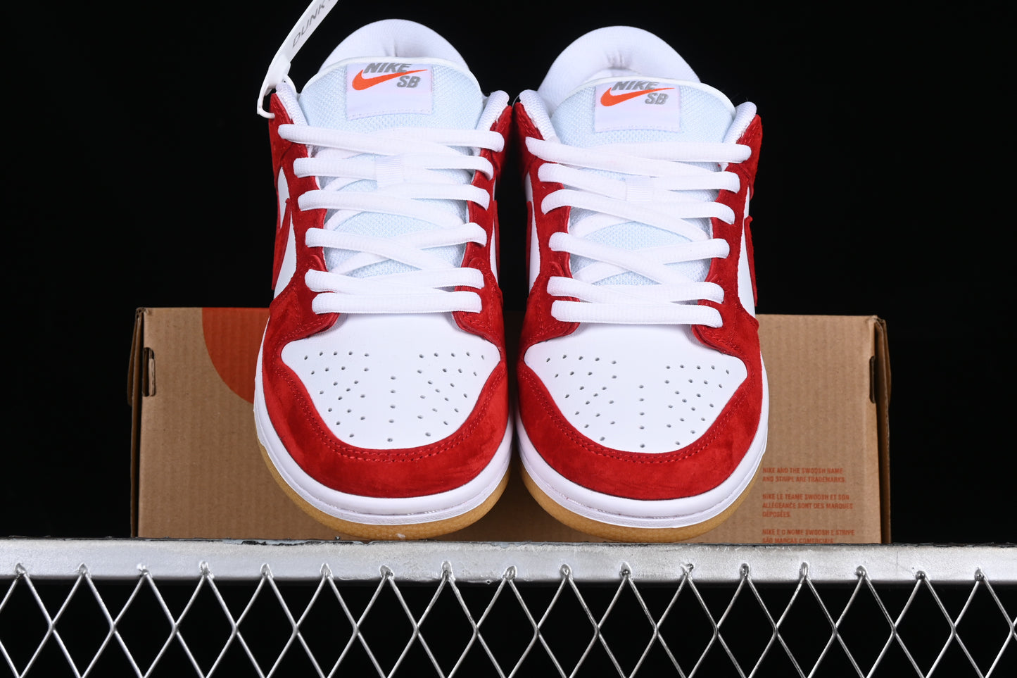 Nike Dunk Velvet Red Gum