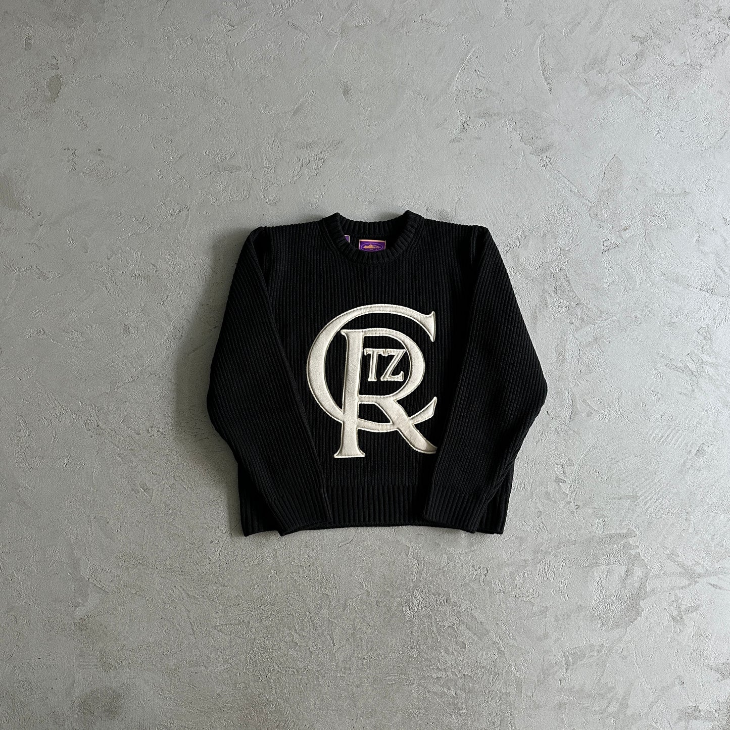 Corteiz Crest Knit Black