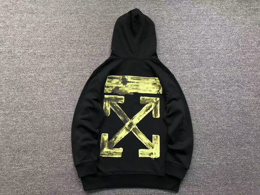 Off-white Hoodie Yellow Logo