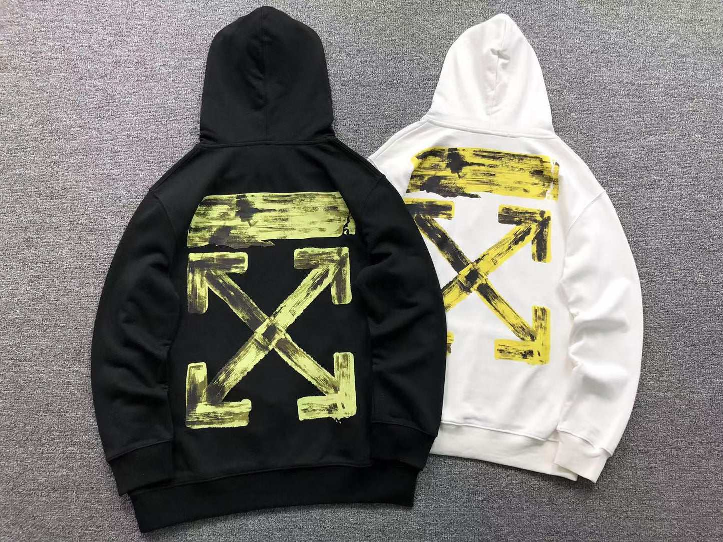 Off-white Hoodie Yellow Logo