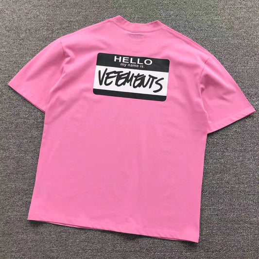 Vetements Pink Tee