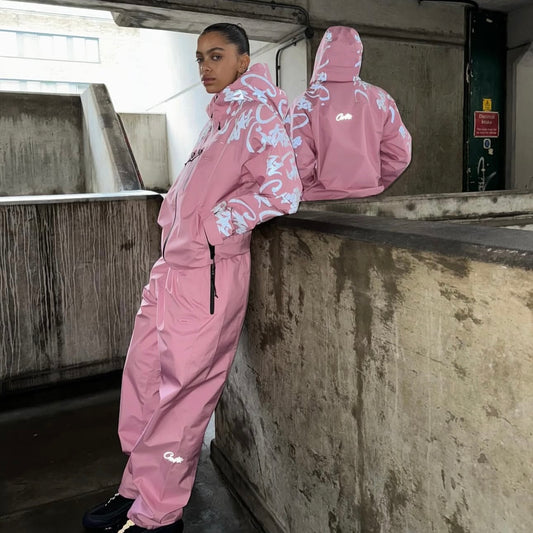 Corteiz Elitework Pink Tracksuit