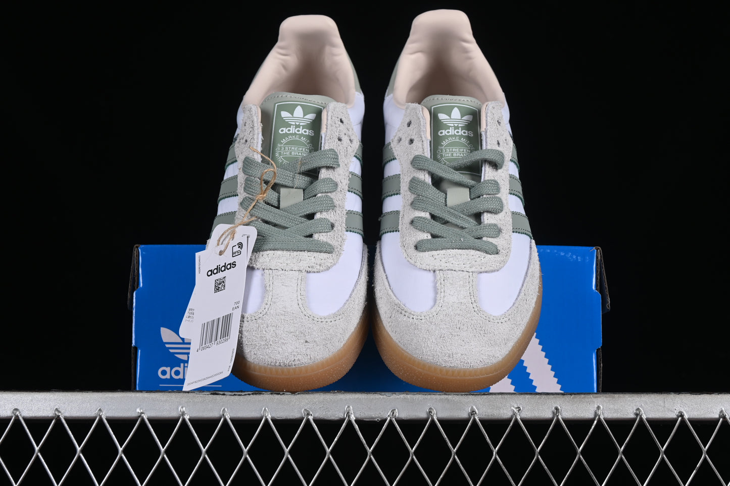 Adidas Samba Green/Salmon