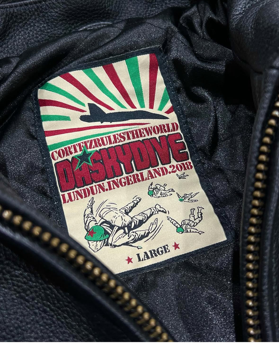 Corteiz Leather Jacket